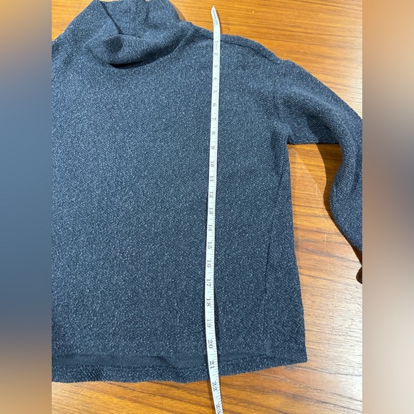Dark Blue Banana Republic Mock Neck Sweater Turtleneck‎ S Cotton Blend EUC - Picture 6 of 7